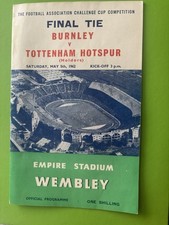 Burnley tottenham 1962 for sale  CHESTER