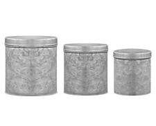 Galvanized metal canisters for sale  Odenton