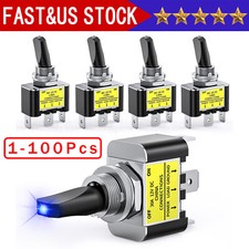Luz LED azul 3 pinos balancim interruptor liga/desliga 30A 12V para carro barco lote marinho comprar usado  Enviando para Brazil