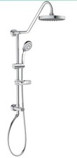 Sistema de chuveiro 8" chuveiro de chuva + portátil 5 funções barra deslizante ajustável cromada comprar usado  Enviando para Brazil