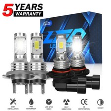 Kit de lâmpada 6000K farol dianteiro LED feixe alto/baixo para Ford Fiesta 2011-2019- 4X comprar usado  Enviando para Brazil