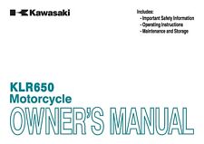 Kawasaki owners manual for sale  Lexington