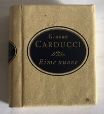 Miniatura libro carducci usato  Bagno a Ripoli