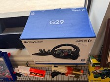 Używany, PRZECZYTAJ Logitech G29 Driving Force Racing Wheel z pedałami bez przewodu zasilającego na sprzedaż  Wysyłka do Poland