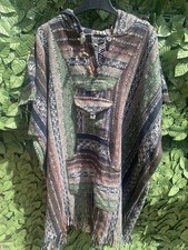 Unisex hooded poncho for sale  DOWNHAM MARKET