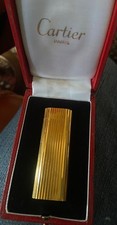 Briquet cartier plaqué d'occasion  Sainte-Suzanne