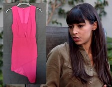 Fantasia guarda-roupa programa de TV menina nova Hannah Simone vestido Cece (01) comprar usado  Enviando para Brazil