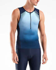 Novo 2XU Masculino Perform Zíper Frontal Tri Singlet Médio Triatlo Top Trem de Corrida, usado comprar usado  Enviando para Brazil
