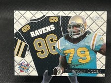 1996 Classic NFL Rookies - #RJ3 Jonathan Ogden Road Jersey Image, usado comprar usado 1996 Classic NFL Rookies - #RJ3 Jonathan Ogden Road Jersey Image, usado comprar usado  Enviando para Brazil