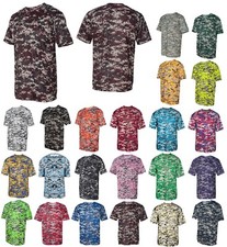 CAMUFLAGEM DIGITAL MASCULINA PERFORMANCE DIGI, CAMISETA MANGA CURTA TRIPULAÇÃO, XS-4XL comprar usado  Enviando para Brazil
