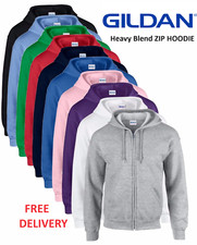 Gildan zip hoodie for sale  UK