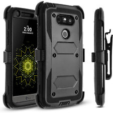 Capa telefone resistente à prova de choque + protetor de vidro temperado para LG G5 comprar usado  Enviando para Brazil