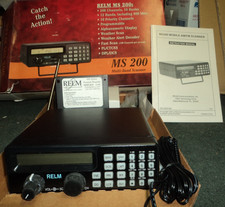 NOVO Scanner Relm MS-200 Scanner Multi Banda DPL CTCSS PL AM FM 10 Aeronaves MS200 comprar usado  Enviando para Brazil