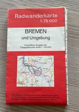 Radwanderkarte bremen umgebung gebraucht kaufen  Oberhausen