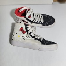 Tênis Vans Sanrio Hello Kitty Sk8-Hi lona cano alto fino de pelúcia tamanho 6 comprar usado  Enviando para Brazil