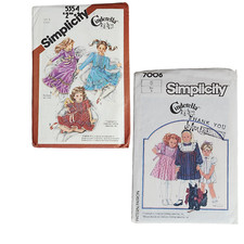 Padrões de vestido Simplicity 7006 e 5354 Cinderela roupas menina vintage sem cortes comprar usado Padrões de vestido Simplicity 7006 e 5354 Cinderela roupas menina vintage sem cortes comprar usado  Enviando para Brazil