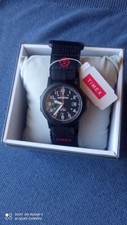 Timex Expedition relógio de quartzo masculino T40011 campista preto nylon data Indiglo 39mm 8" comprar usado  Enviando para Brazil