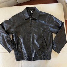 Men black leather for sale  Sacramento