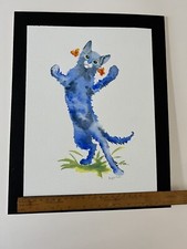 Original kitten abstract for sale  COWBRIDGE