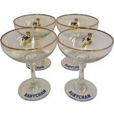 Babycham vintage glasses for sale  HAVERFORDWEST