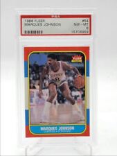 CORTADORES DE BASQUETE MARQUES JOHNSON 1986-87 FLEER PREMIER #54 PSA 8 Q1048 comprar usado  Enviando para Brazil