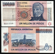 Argentina 1000000 (1.000.000) milhões de pesos P-310 1981 UNC moeda mundial NOTA comprar usado Argentina 1000000 (1.000.000) milhões de pesos P-310 1981 UNC moeda mundial NOTA comprar usado  Enviando para Brazil