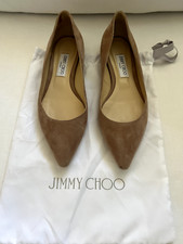 Bomba de ponta Jimmy Choo Romy camurça plana tamanho 41 comprar usado  Enviando para Brazil