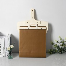 Usado, Casca de pizza deslizante com alça pá para cozinha doméstica (55x35cm) comprar usado  Enviando para Brazil