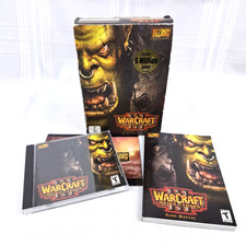 Warcraft III 3 Reign of Chaos PC jogo 2002 caixa manual guia de estratégia comprar usado  Enviando para Brazil