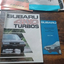 Sales brochure subaru for sale Sales brochure subaru for sale  NOTTINGHAM