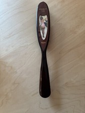 COMBO VINTAGE 15" ESCOVA DE MADEIRA/SAPATO CHIFRE FEITO NOS EUA ESQUIRE ACME MFG. CO. CHICAGO comprar usado  Enviando para Brazil
