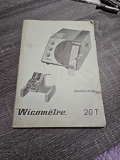 Witschi wiscometre 20t for sale  HARROGATE