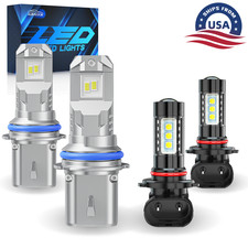 Par (2) Farol de LED + Kit Combo de Lâmpadas de Neblina Brilhante Para Chrysler Neon 2001 2002 comprar usado  Enviando para Brazil