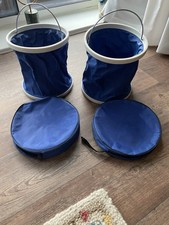 Folding buckets for sale  ROMFORD