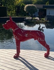 Luxus dogge lebensgroß gebraucht kaufen  Unstrut-Hainich