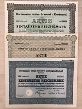 Dortmunder brauerei aktien gebraucht kaufen  Bielefeld