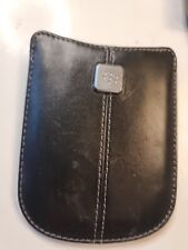 Capa estojo bolsa de couro ecológico preta fabricante de equipamento original para BlackBerry Curve 8520 9300, usado comprar usado  Enviando para Brazil
