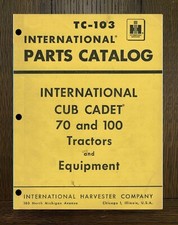 Tractor parts catalog for sale  Addison