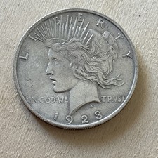 Dollar 1923 argent d'occasion  Saint-Loup-Géanges
