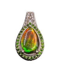 Colorful ammolite teardrop for sale  Montrose