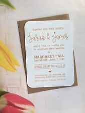 Personalised wedding invitatio for sale  LONDON
