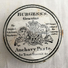 Pasta de anchova Burgess's grande 107 Strand Savoy Steps tampa de panela vitoriana Londres comprar usado  Enviando para Brazil