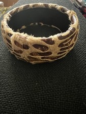 Estampa de animais, pele de camurça rústica simulada, pulseira de tecido 7,5 comprar usado  Enviando para Brazil