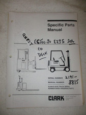 Clark used ec500 for sale  USA