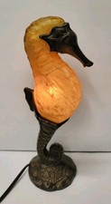 Amber glass seahorse for sale  Canton