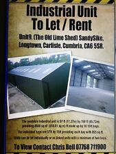 Industrail unit rent for sale  CARLISLE