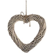 Rustic wicker heart for sale  Shipping to Ireland