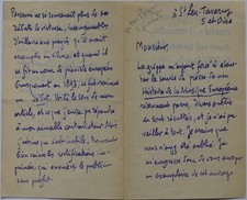Autographe camille mauclair d'occasion Autographe camille mauclair d'occasion  Paris XI