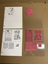 Hoja de estampillas de tinta sin montar de París y otras (6) estampillas separadas. Mira!!! segunda mano  Embacar hacia Mexico