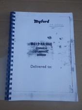Myford mg12 hac for sale  SHEFFIELD